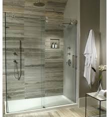 Mti Sbss4832hd Boutique Collection Solid Surface Low Profile Multiple Threshold Rectangular Shower Base With Hidden End Drain Shower Base Small Bathroom Bathroom Flooring