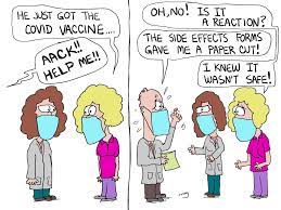 Most of the scenarios are clearly fictional. Covid Vaccine Side Effect Authentic Medicine
