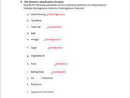 Air is a mixture, made mostly of the elements nitrogen and oxygen. Pure Substance Element Compound Mixture