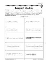 Paragraph Matching Lessons And Activities Classroom Zoom Topic Sentences Topic Sentences Activities Sentence Activities