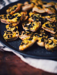English Muffin Bites With Black Olives And Cheese Recipes English Muffin British Food