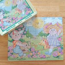 Cabbage Patch Kids Puzzle 1983 80s Toy Kids Puzzle Cabbage Patch Kids Toys Parker Brother Game Christmas Gift Kids Gift 80s Kids Puzzle Enfant Les Bouts D Chou Et Cadeau Garcon