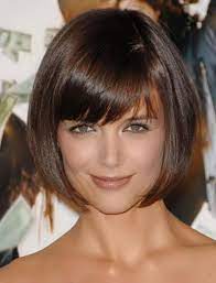 10 Most Popular Bob Hairstyles In 2014 Short Haircuts With Bangs Katie Holmes Hair Short Hair With Bangs