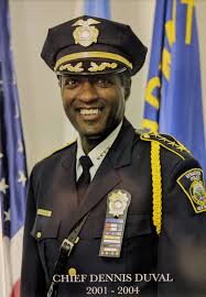 In celebration of Black History Month, the Syracuse Police Department would  like to recognize Chief Dennis DuVal, Syracuse's First African-American  Police Chief. Chief Dennis DuVal is a 26 year veteran of the