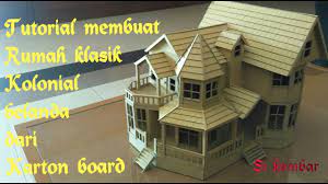 Jadi gambar tersebut tidak hanya sekedar menghibur tetapi juga memberikan motivasi dan. Tutorial Membuat Miniatur Rumah Dari Karton Board Youtube