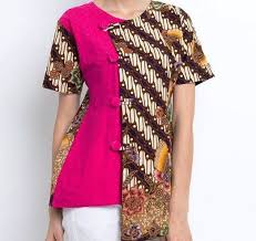 21 Model Baju Batik Atasan Wanita Terbaru 2019 2020