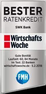 Die swk bank ist einer der vertragspartner der auxmoney gmbh. Swk Bank Kredit Erfahrungen Kredite De