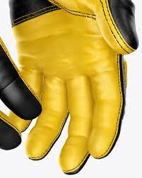 Download Motocross Gloves Mockup In Apparel Mockups On Yellow Images Object Mockups