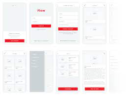 This large website for design freebies includes mockups, ui kits, icons, text effects, and. Flow Ios Wireframe Kit Sketch Freebie Download Free Resource For Sketch Sketch App Sources