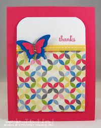 How personalized thank you cards helped other businesses. Butterfly Punch Thank You Card Ink It Up With Jessica Card Making Ideas Stamping Techniques