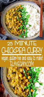 Vegan Chickpea Curry Chickpea Recipes Vegetarian Vegan Chickpea Curry Vegetarian Recipes Healthy