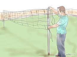 How To Make A Backyard Badminton Court Backyard Badminton Court Badminton Court Badminton