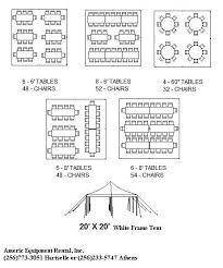 20 X 20 Frame Tent Rectangle Seating Diagram Wedding Tent Layout Baby Shower Table Set Up Backyard Wedding