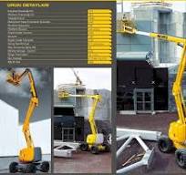 Eklemli 18m - vinç işleri forklift platform kiralama