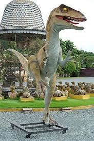 Utah Raptor Saurier Lebensgross 297cm Fur Draussen Aus Hochwertiger Glasfaserkunststoff Gfk Dinosaurier Fig Ausgestopftes Tier Dinosaurier Figuren Deko Natur