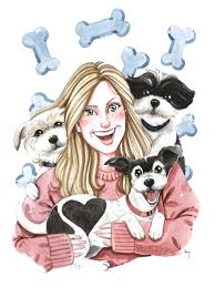 Pet Family Painting Portrait Petfamilyportrait Petfamilyportraitpainting Animal Caricature Portrait Cartoon Dog Owner Portraits
