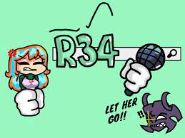 VS R34 [FNF] | Old art, Mario characters, Fangirl