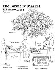 Farmer Market Coloring Sheet Click Here For More Coloringsheet Worksheets Kindergartenworksheets Coloringpages Coloring Pages Family Time Marketing