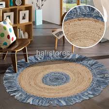 100 Dogal Choti Jut Sisal Yuvarlak Kilim Hali Mx 05 Halistores Com Halilar Ev Dekoru Kilim