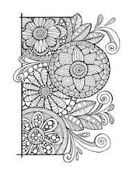 Birds of prey coloring page. Flowers Free Adult Coloring Pages