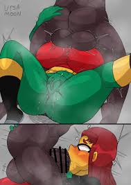 Rule34 - If it exists, there is porn of it  ursamoon, robin (cosplay),  starfire  7213820