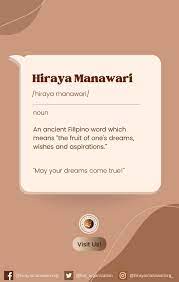 Hiraya Manawari on X: 