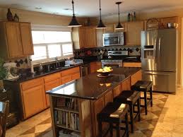 Black Galaxy Wva Jpeg 921 690 Pixels Oak Kitchen Oak Cabinets Oak Kitchen Cabinets