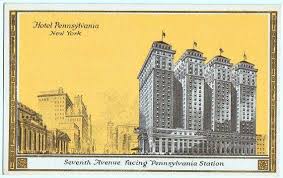 Vintage New York City Postcard The Hotel Pennsylvania On Etsy In 2020 Hotel Pennsylvania City Postcard New York Architecture