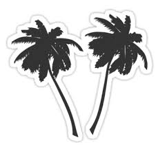 Black And White Aesthetic Stickers Redbubble Palm Tree Black And White Silhouette Stickers Redbubble Laptop Stickers Amariei On Redbubble Palm Tree Sticker Hydroflask Stickers Aesthetic Stickers