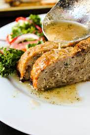 1770 House Meatloaf With Garlic Sauce The Food Charlatan