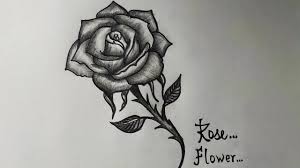 How To Draw Rose Flower With Pencil Drawing Of Rose Flower Easy Step By Step Youtube Learn to draw rose pencil drawings — art is fun. how to draw rose flower with pencil drawing of rose flower easy step by step