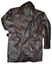 Ww1 1917 U S Army Air Service Pilot Flying Barnstormer Coat Aviator Leather Jacket Coat Mens Coats