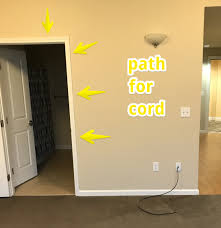 Attach flatwire to your walls and paint over it for invisible wiring. How To Attach Phone Cord Around Doorway Technibble Forums