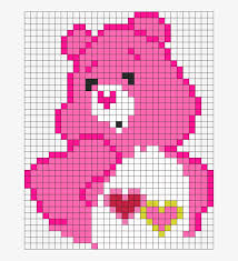 Working on a new c2c blanket pattern i'm maki. Love Bear Care Bears Perler Bead Pattern Bead Sprite Care Bears In Cross Stitch Pattern Png Image Transparent Png Free Download On Seekpng