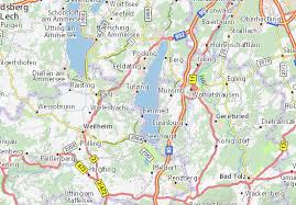 Ist eine gemeinnützige erwachsenenbildungseinrichtung und wird von den kommunen berg, feldafing, pöcking, tutzing und starnberg getragen. Michelin Landkarte Starnberger See Stadtplan Starnberger See Viamichelin
