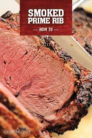 Season the prime rib ahead of time: Smoked Prime Rib Is The Perfect Way To Transform A Holiday Meal Into A Grand Feast This Recipe Show Smoked Prime Rib Smoked Food Recipes Traeger Grill Recipes
