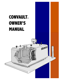 convault owner s manual