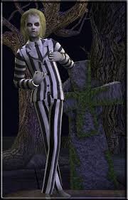 To see more art designs like the beetlejuice cushion check out: Mod The Sims Tim Burton S Beetlejuice As Played By Michael Keaton