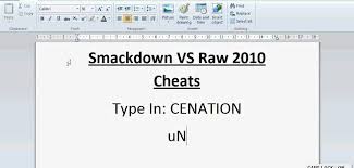 Raw 2010 pour nintendo wii, playstation 2, playstation 3, playstation portable, xbox 360, . Wwe Svr 10 Psp Cwcheat Pack By Shah Mania