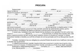 I rmne formularde imputernicire (procura) g ne care un actionarpe ulte adunari societatii s.a. Acte Necesare Model Procura Speciala