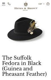 Hicks Brown England Black Women S Hat Suffolk Fedora W Feathers New Ladies Fedora Hat Brown Fedora Fedora