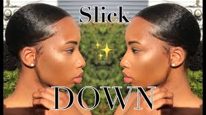 How To Slick Down Bun Natural Hair Updated Tayo Arts Youtube Natural Hair Styles Eco Styler Gel Transitioning Hairstyles