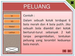 Silakan perhatikan penjelasan berikut ya. Peluang Klik Tombol Start Untuk Mulai Belajar Ppt Download