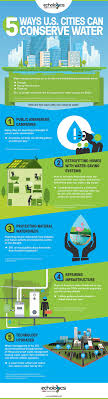 5 Ways U S Cities Can Conserve Water Infographicbee Com Water Conservation Water Sustainability Conservation Methods