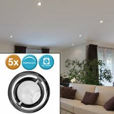 Beleuchtung im wohnzimmer modern 30 ideen mit led licht spots usw. 5er Set Einbau Strahler Decken Beleuchtung Kuchen Zeile Spot Leuchte Big Light Ebay