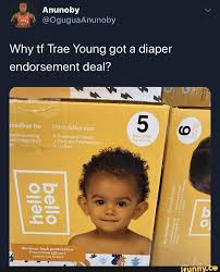 Seals the game while crowd is chanting overrated then takes a bow. Why Tf Trae Young Got A Diaper Endorsement Deal Boodbye To Dites Adieu Auz Traitement Chiore Tagrances X Parfums Synthetiques Lotions Serious Leak Protection Pro Ifunny