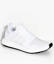 Black And White Adidas Running Shoes Adidas Swift Run White And Crystal Shoes Sneakers Platform Tennis Shoes Trending Shoes