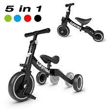 besrey 5 in 1 toddler tricycle for 1 3 years old kids boys girls kids trikes baby bike with pedals black walmart com toddler bike toddler tricycle kids trike