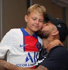 The brazilian professional footballer neymar da silva santos júnior, commonly known as just neymar jr. Neymar Flaunt His Son Davi Lucca Futballnews Com