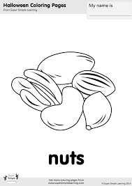 For an assortment of other free coloring pages and other free printable items, click on any of the links below. Nuts Coloring Page Super Simple